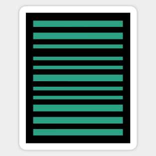 Sage green minimalist stripes pattern Sticker